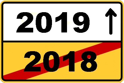 Symbolbild Jahreswechsel 2018/2019