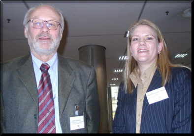 Ulrich Hartschuh und Alexandrea Stadler-Brehm von der LVA