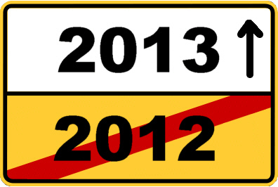 Symbol Jahreswechsel 2012/2013